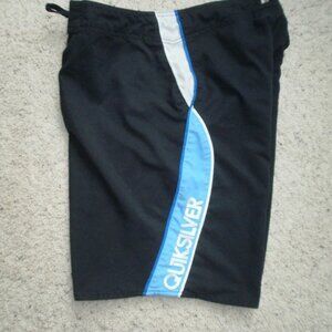 Quicksilver Dark Blue Board Shorts Swim Trunks
